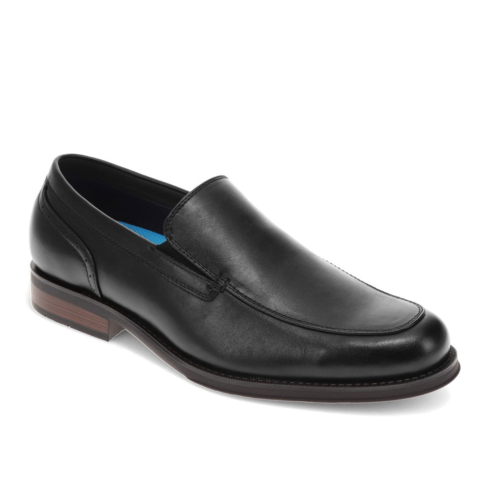 Black-Dockers Mens Eton Synthetic Leather Dress Loafer Slip On Shoe