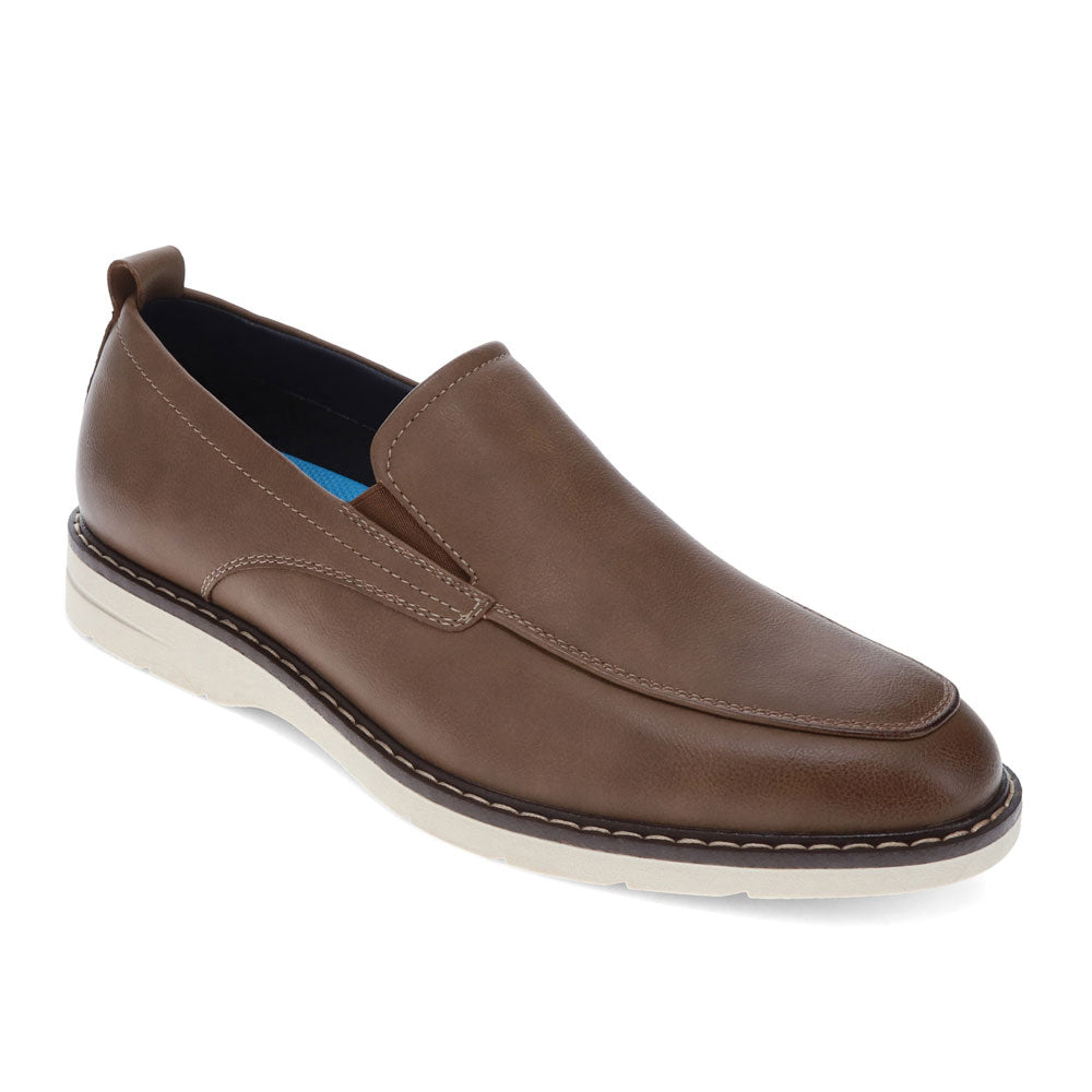 Taupe-Dockers Mens Domie Casual Slip On Loafer Shoe