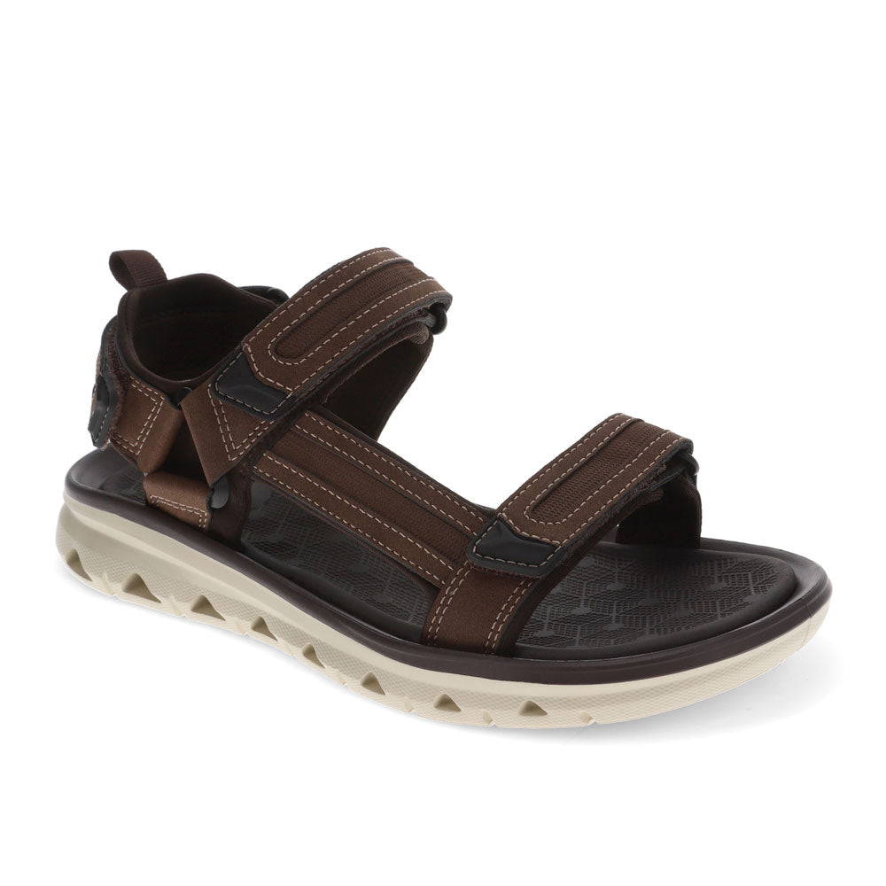 Dark Tan-Dockers Mens Leandro Outdoor Sport Sandal Shoe