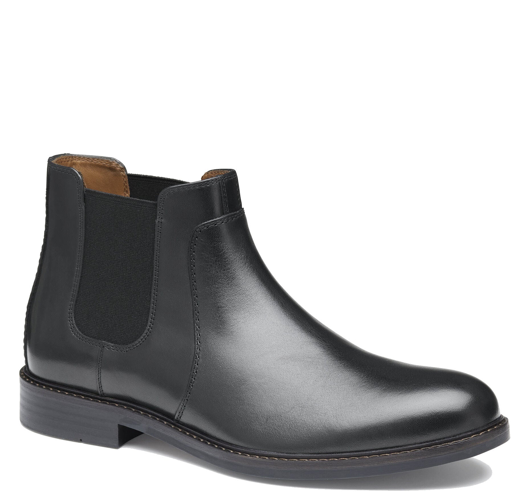 Black Full Grain-Johnston & Murphy Men's Mason Chelsea Boot Black Full Grain