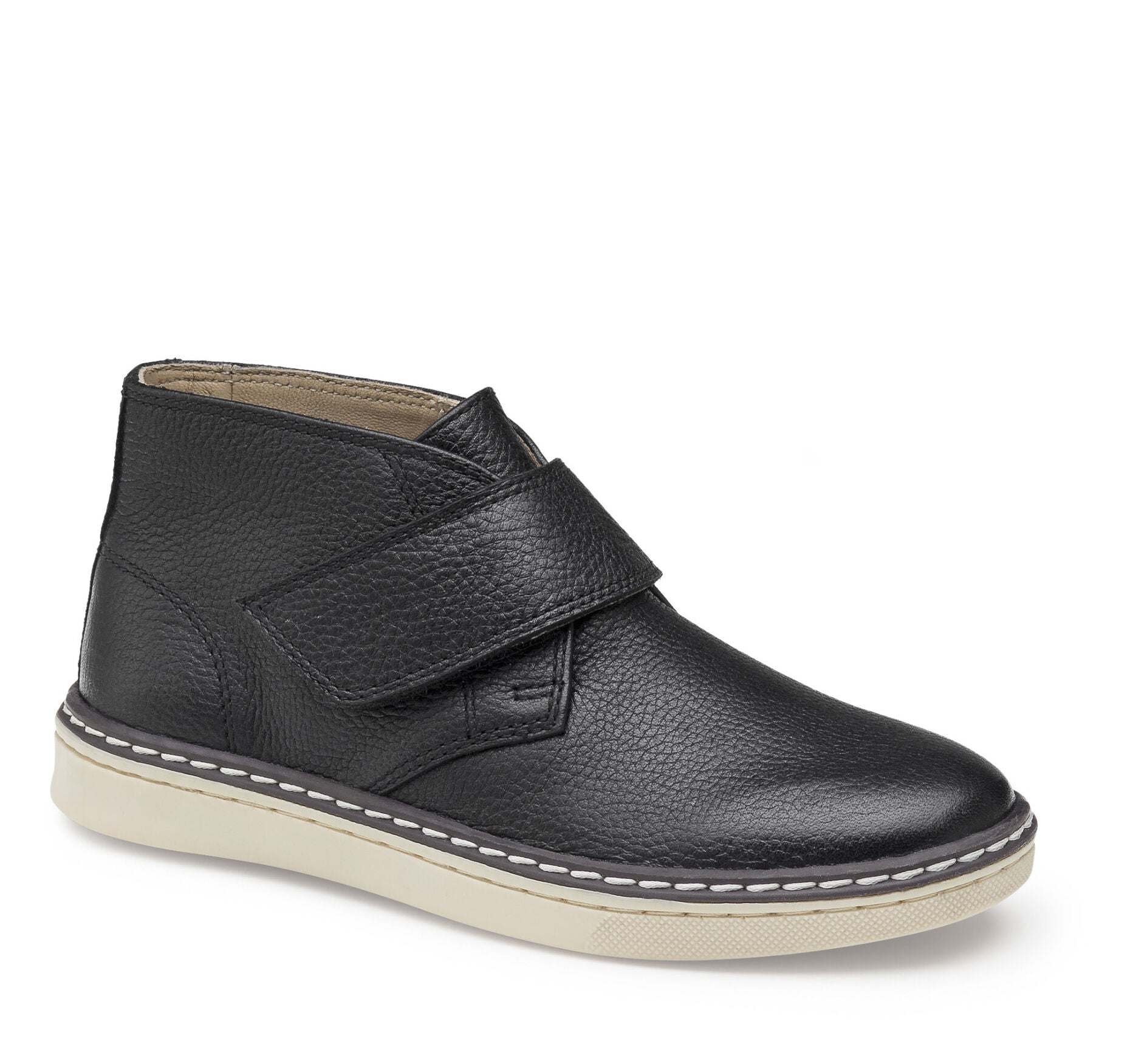 Black Full Grain-Johnston & Murphy Little Kid McGuffey Chukka Boys Casual Boot