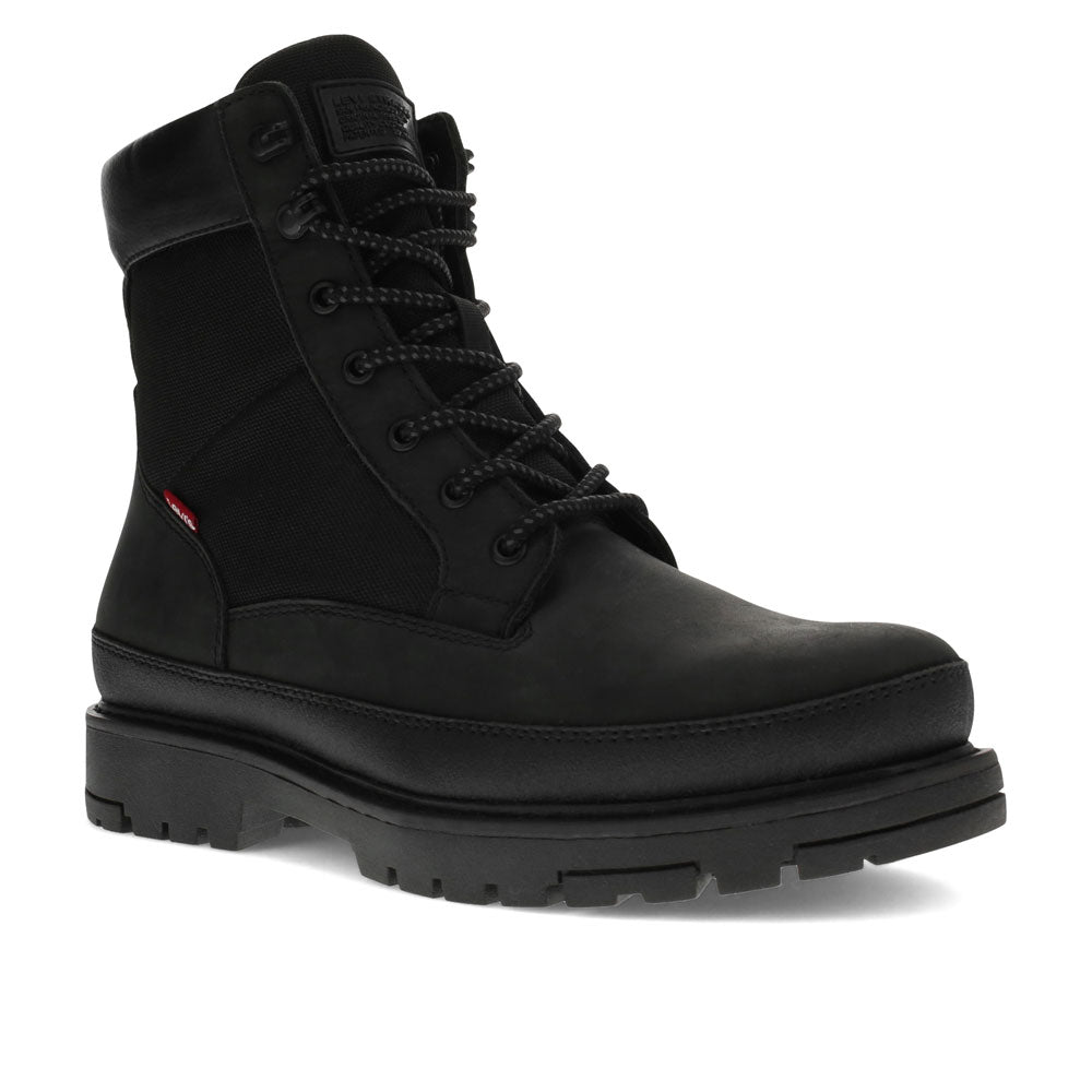 Black-Levi's Mens Torsten NL Genuine Nubuck Leather Rugged Casual Comfort Hiker Boot