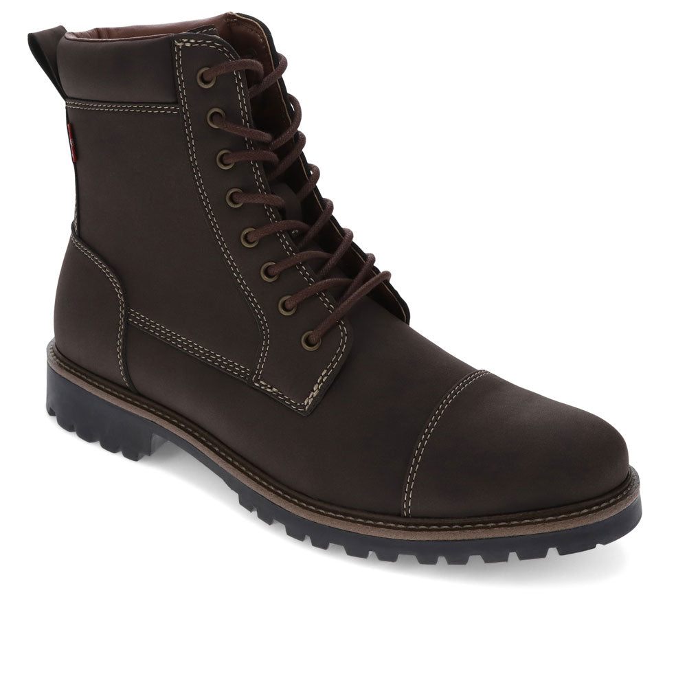 Levi's brown leather boots best sale