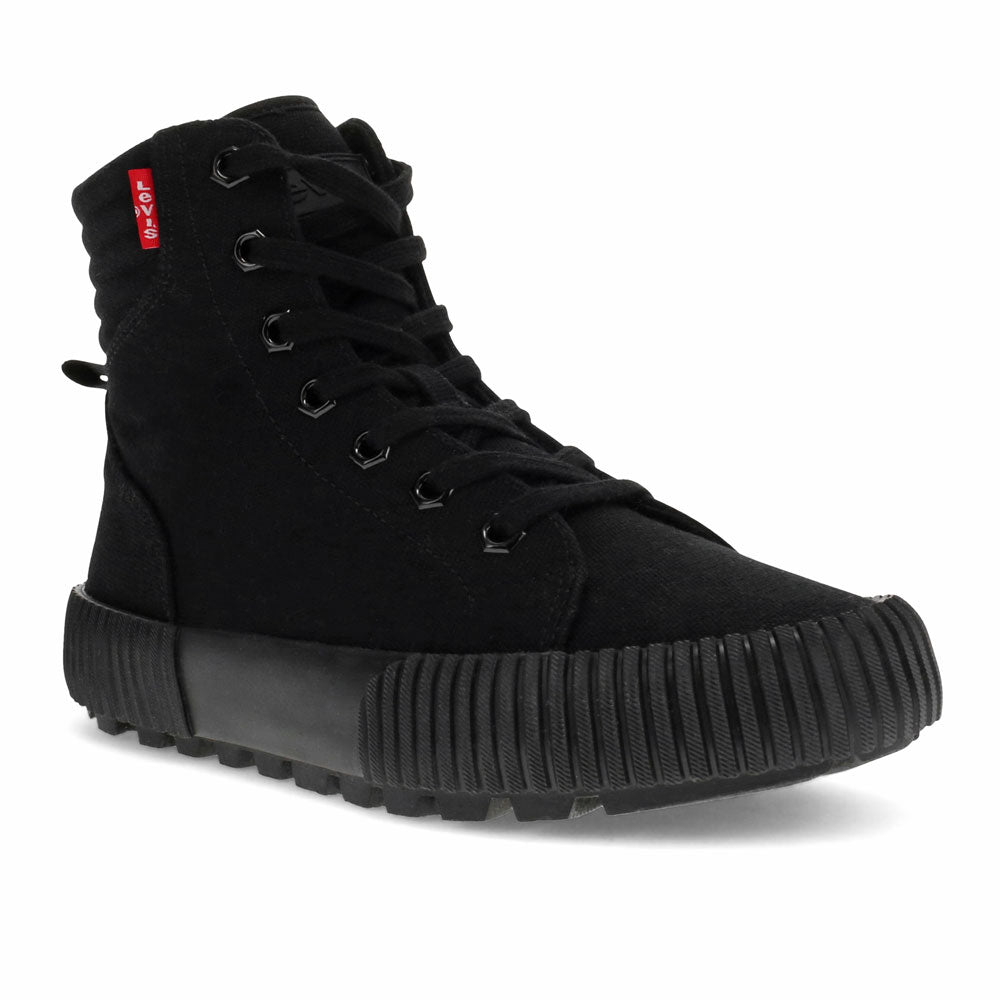 Black levi's canvas shoes online