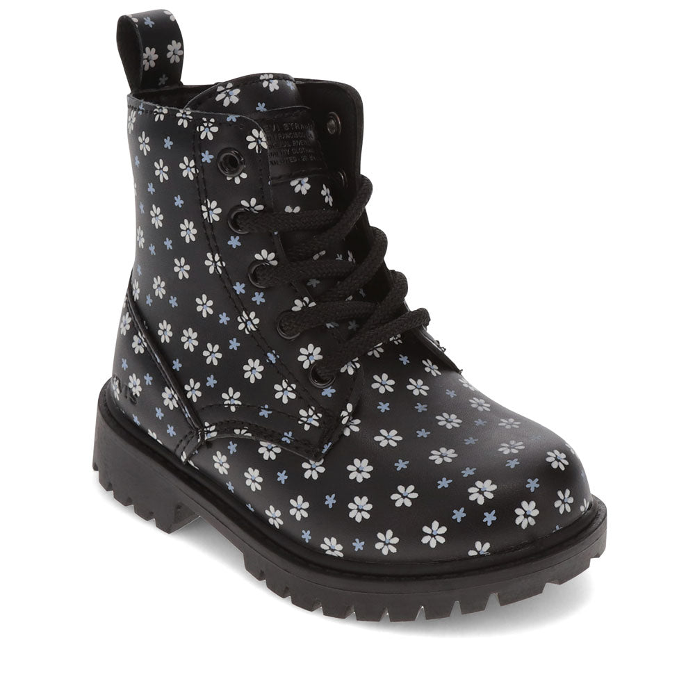 Giselle Floral Toddler Unisex Combat Boot Nashville Shoe Warehouse